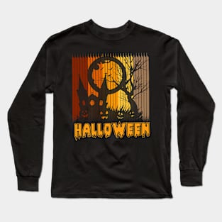 Halloween Vintage retro Long Sleeve T-Shirt